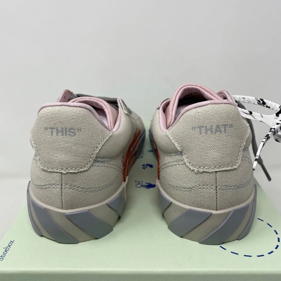 Off-White Virgil Abloh Women's Canvas Sneakers - Picture 8 of 11